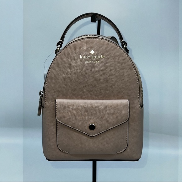 Kate Spade‎ NWT Mini Backpack In Warm Beige Color main image 13